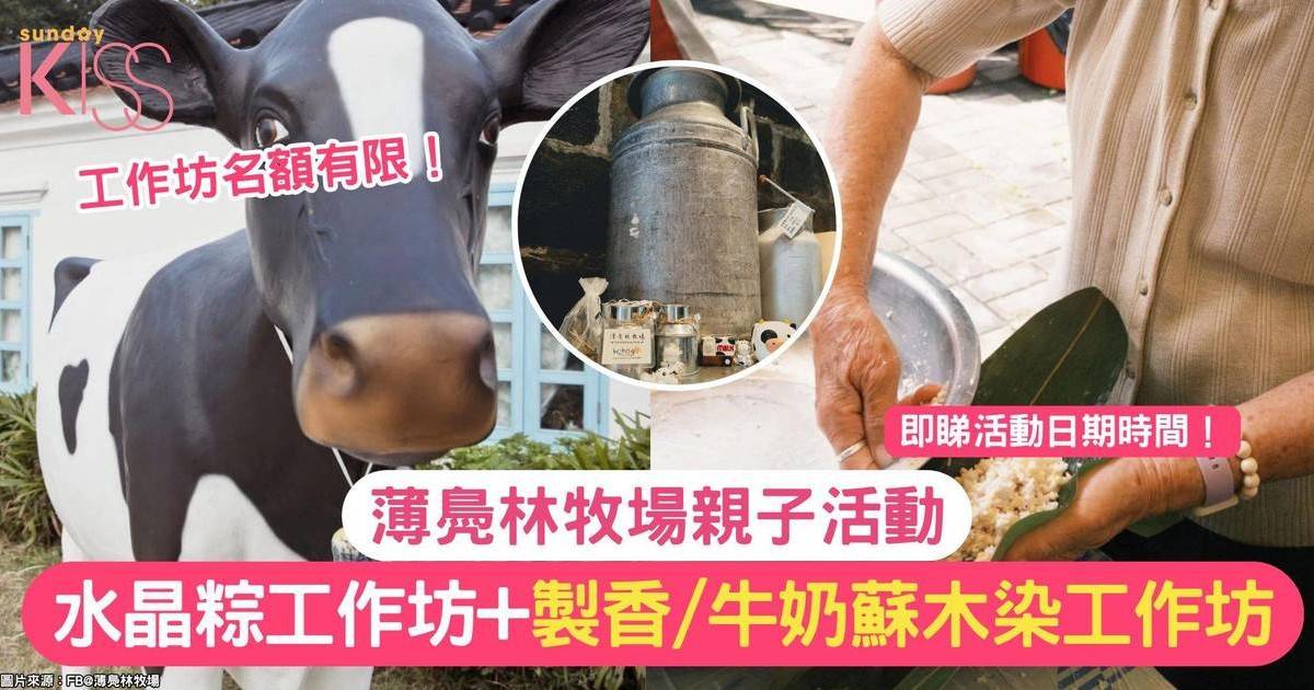 薄鳧林牧場端午活動 親子工作坊
