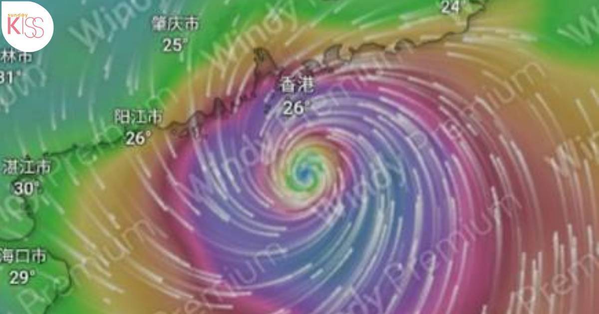 打風｜颱風恐襲港 巨型熱帶氣旋逼港 即睇最新預測路徑 呢日最接近香港
