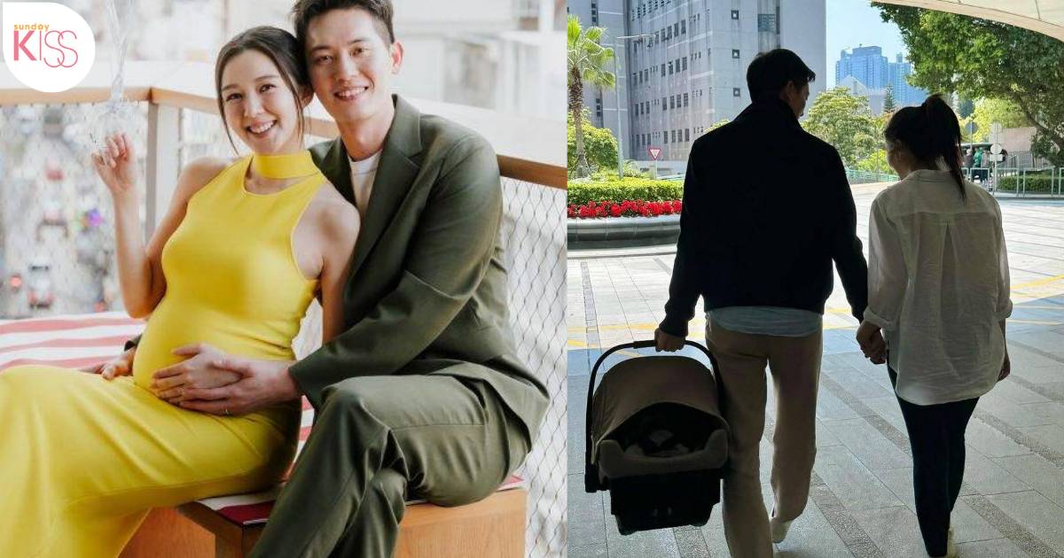 麥明詩坐月後素顏出關 3字揭產後狀況 首晒BB相 網民大讚超可愛