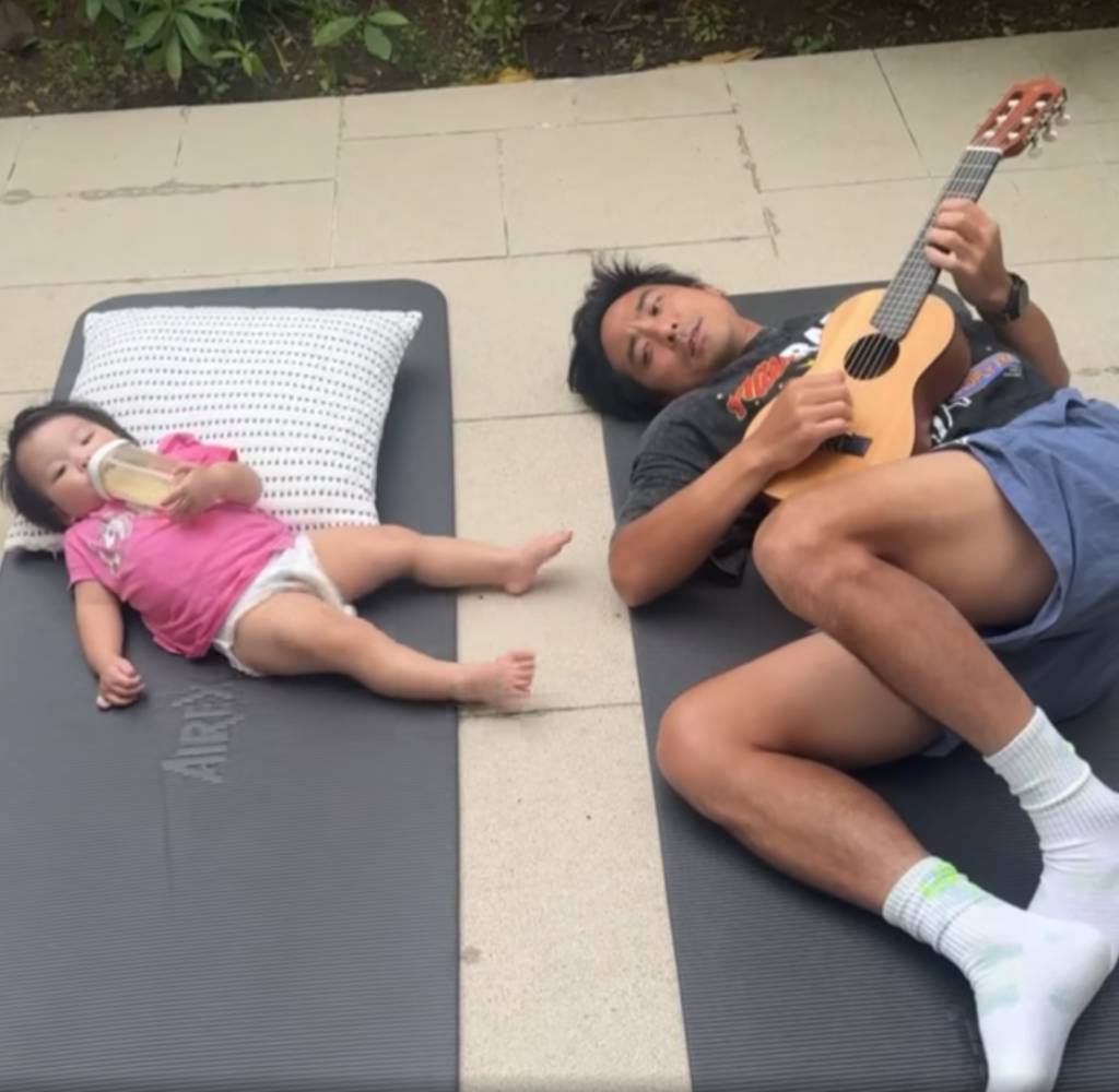 林德信 女兒 林德信和女兒。(圖片來源:Facebook@Alex Lam 林德信)