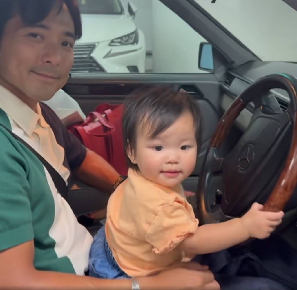 林德信 女兒 林德信和女兒。(圖片來源:Facebook@Alex Lam 林德信)