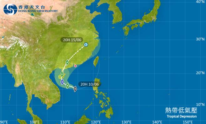 颱風熱帶低氣壓2025｜最新動態颱風路徑及風力預測