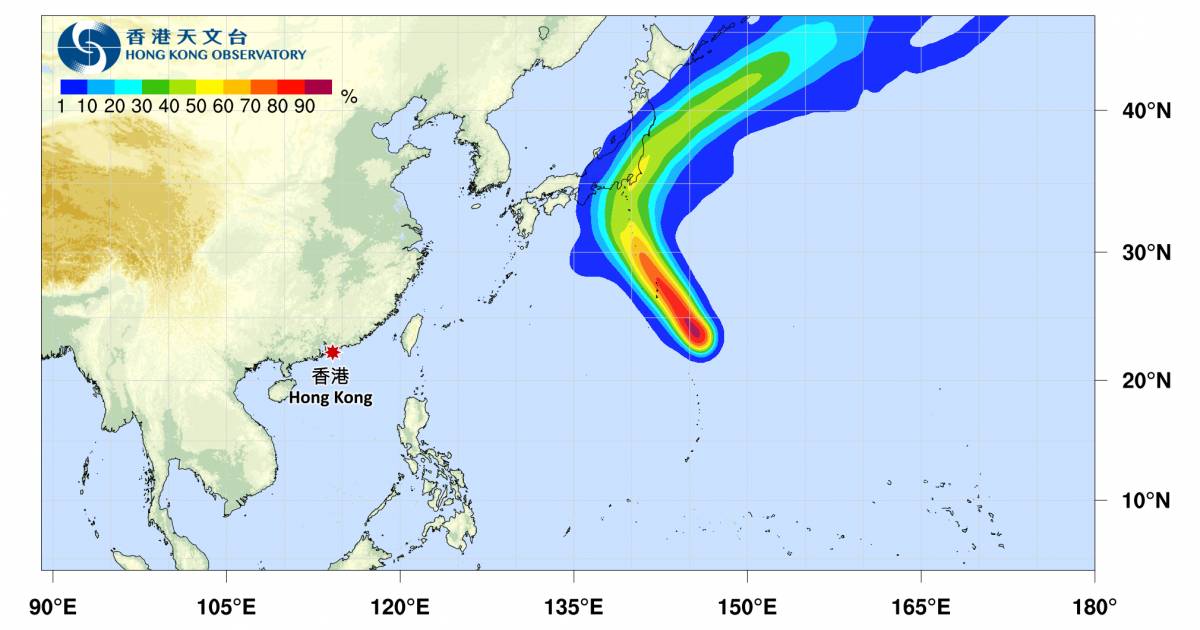 颱風聖帕2025｜最新動態颱風路徑及風力預測