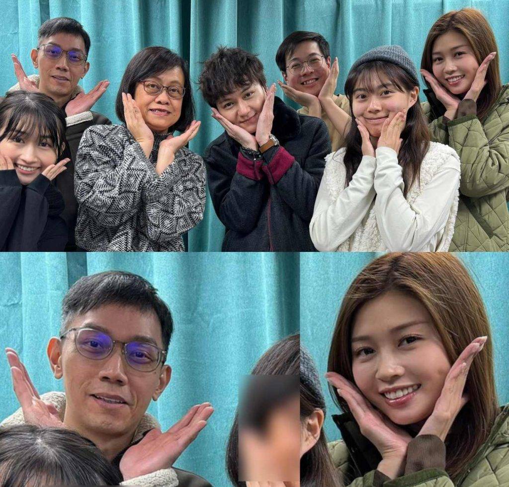 女神配對計劃 周嘉全 今年2月霑叔(左)分享: 「近排報咗個演技course,導師係《Hands Up》佩隆哥哥同玲玲姐姐 、同學仔有六合彩女神李芷晴同小鮮肉邵展鵬,其餘三位同學仔都讀過唔同嘅演藝課程,只得小弟係白紙一張嘅素人!」(圖片來源:走音霑叔專頁)