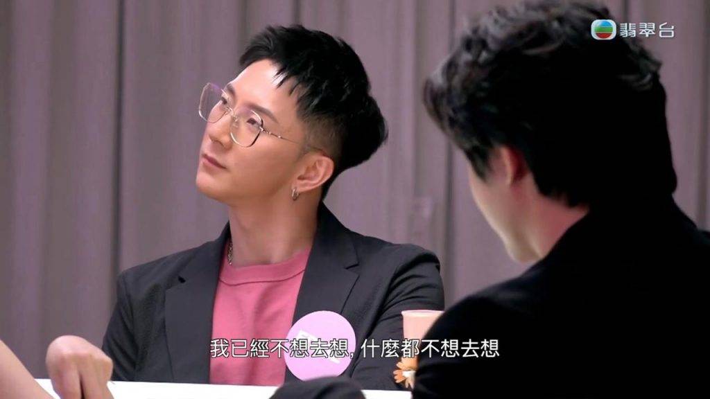 女神配對計劃 囂張 Eddie表示網民的負評他都有看過,但認為自己並沒有敵意。(圖片來源:TVB)