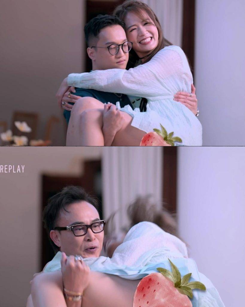 女神配對計劃 十優 梁敏巧只分享了律師Matt與Andy哥抱起自己的畫面,早前預告中可見十優醫生抱起Maggie的畫面不見了。(圖片來源:梁敏巧IG)