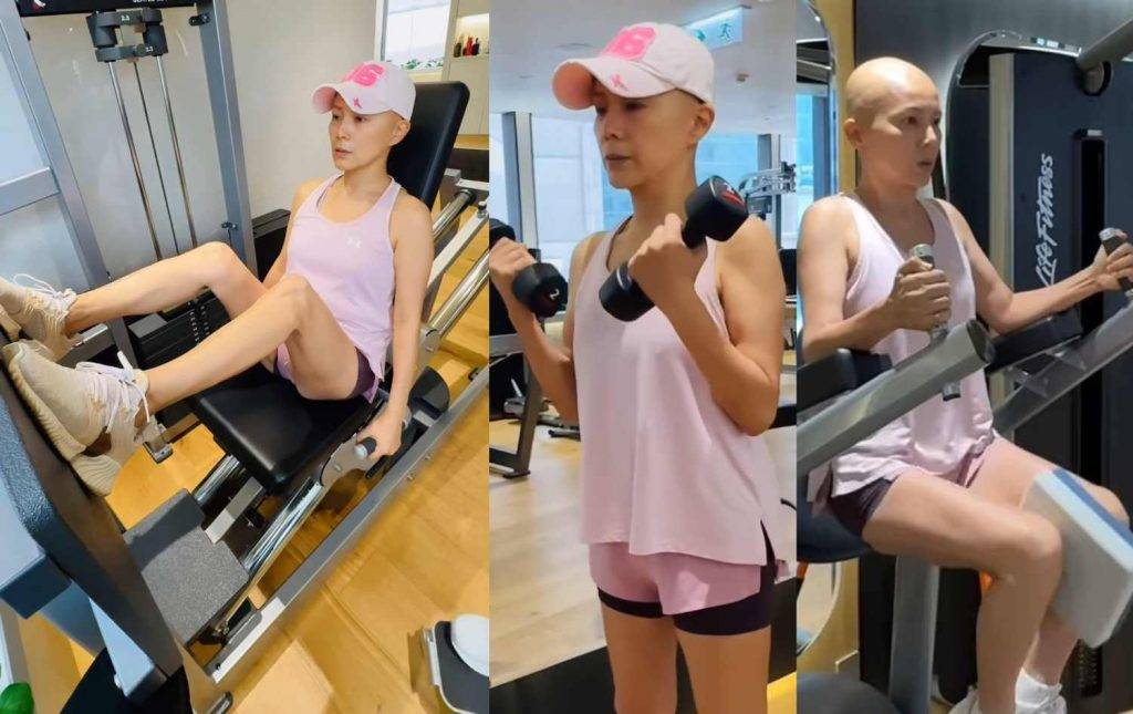 吳文忻 離婚 吳文忻表示,「近日除了游泳,還開始每星期做兩日gym,由於之前癌細胞不斷蠶食我的肌肉,沒有了肌肉,攪到又梨狀肌綜合症,坐骨神經痛,現正積極做gym建立番我失去的肌肉,還立願要塑造自己比以往更好的身形。」(圖片來源:吳文忻IG)