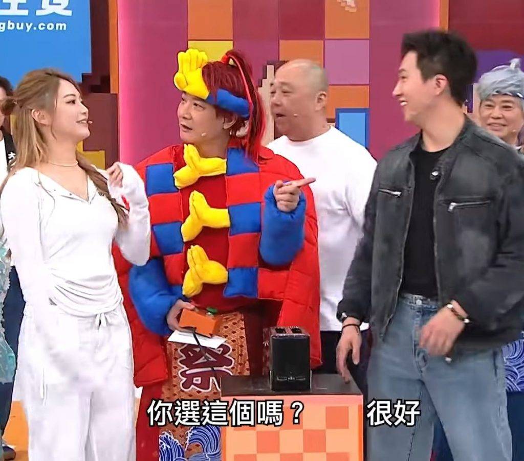 女神配對計劃 曾展望 《大師兄感謝祭》上月拍攝時,相信幕後都早就知悉二人被編成一對。(圖片來源:TVB)