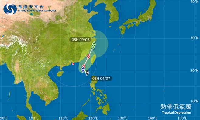 颱風熱帶低氣壓 颱風消息