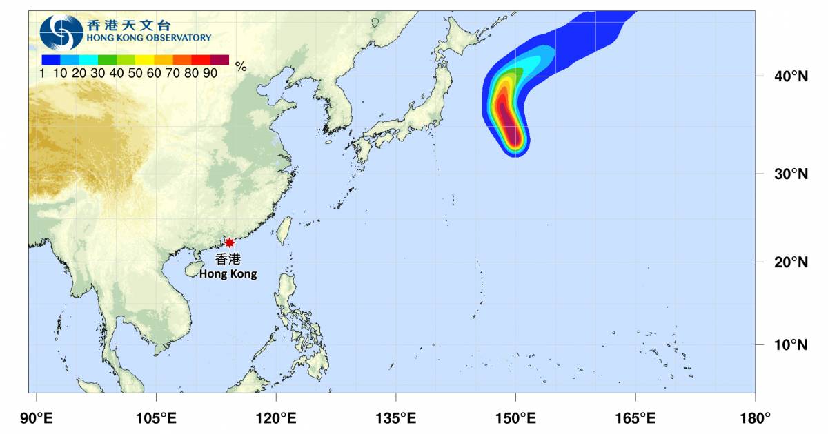 颱風木恩2025｜最新動態颱風路徑及風力預測