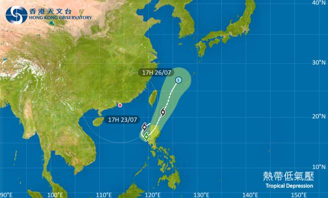 颱風熱帶低氣壓2025｜最新動態颱風路徑及風力預測