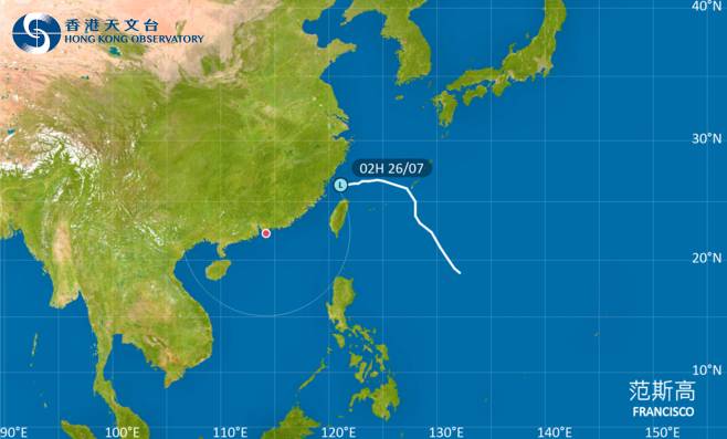 颱風范斯高2025｜最新動態颱風路徑及風力預測