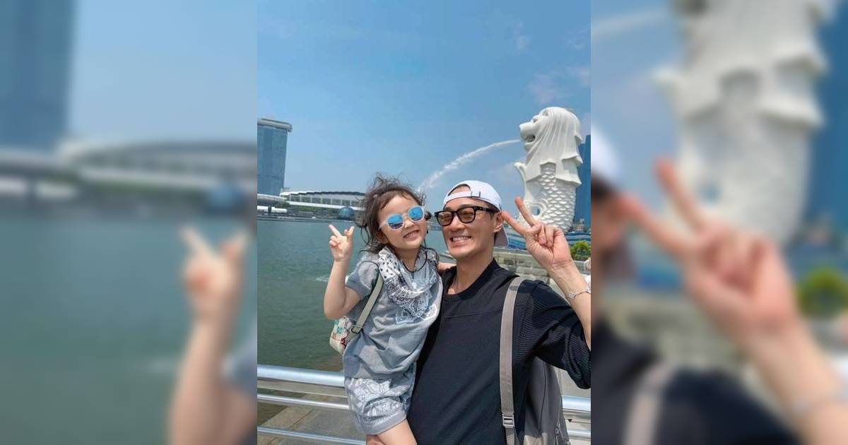 林峯5歲愛女正面樣貌激罕曝光 靚樣似足爸爸獲讚基因超強大！