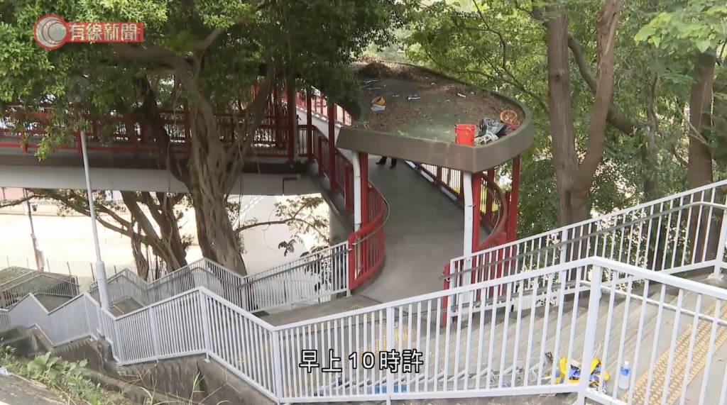 黃大仙 清潔工 (圖片來源:截圖@有線新聞)