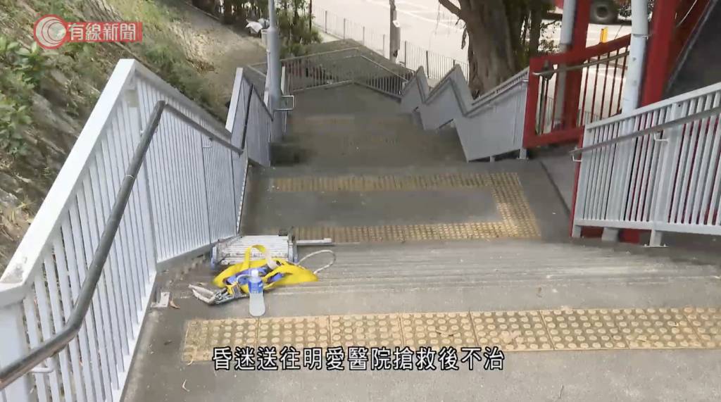 黃大仙 清潔工 (圖片來源:截圖@有線新聞)