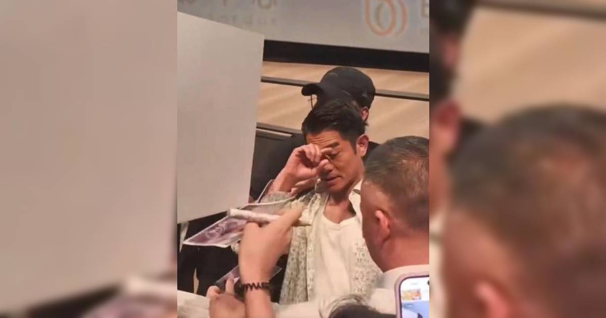 郭富城親民簽名險出事！粉絲手機直插眼球 被指「怒目兩秒兼皺眉」網友解釋真相