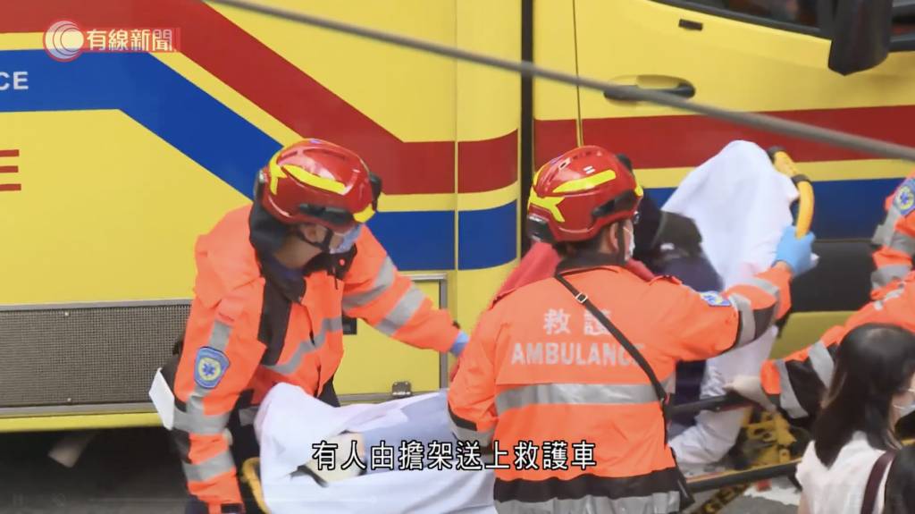 北角 火警 (圖片來源:截圖@有線新聞)