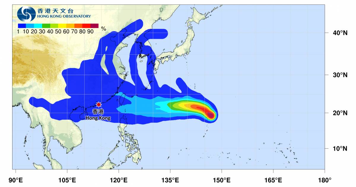 颱風楊柳2025｜最新動態颱風路徑及風力預測