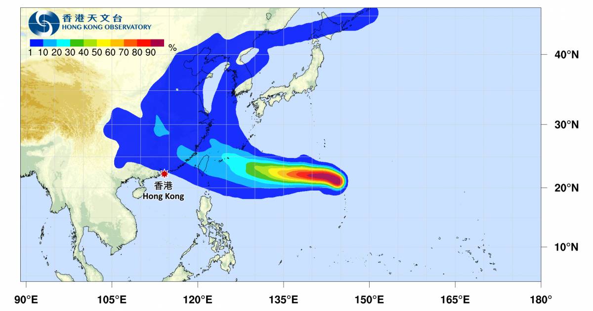 颱風楊柳2025｜最新動態颱風路徑及風力預測