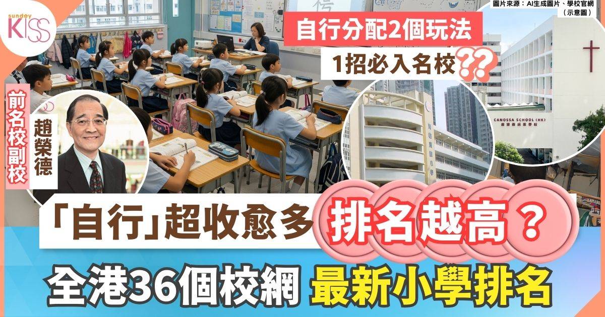 自行分配學位｜港九新界36個校網 「世襲」超收額看全港最新排名