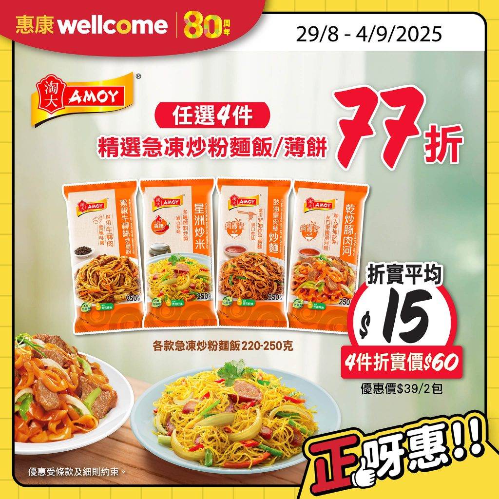 惠康 88折 (圖片來源:Facebook@惠康超級市場 Wellcome Supermarket)