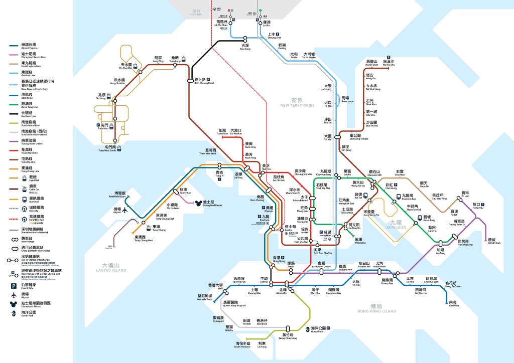 香港 港鐵多站出入口暫時關閉。(圖片來源:維基百科)