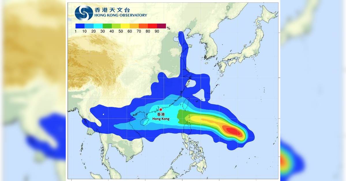 樺加沙｜天文台料有結構巨型超強颱風生成 恐呢日登陸香港 附樺加沙風暴路徑