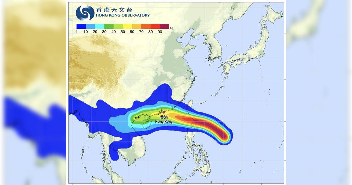 樺加沙｜超颱樺加沙升至11級風力 天文台最新路徑曝光 網民：幾多日8號風球？