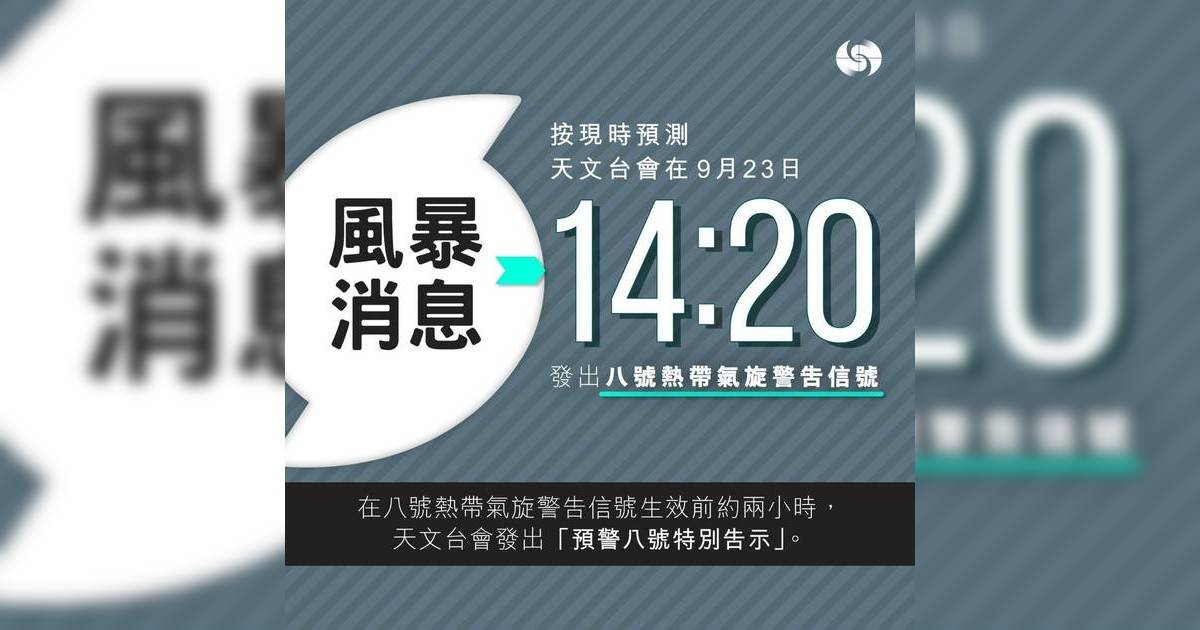 樺加沙 8號風球