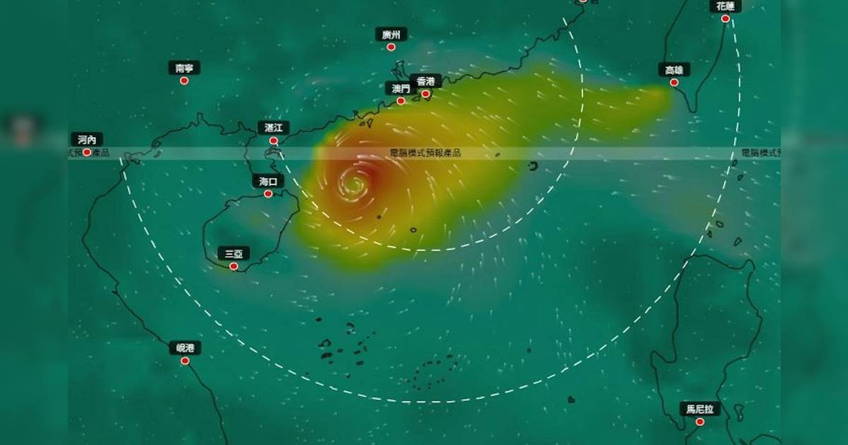 打風｜天文台AI最新預測熱帶氣旋直闖400公里 星期幾最近香港？附路徑