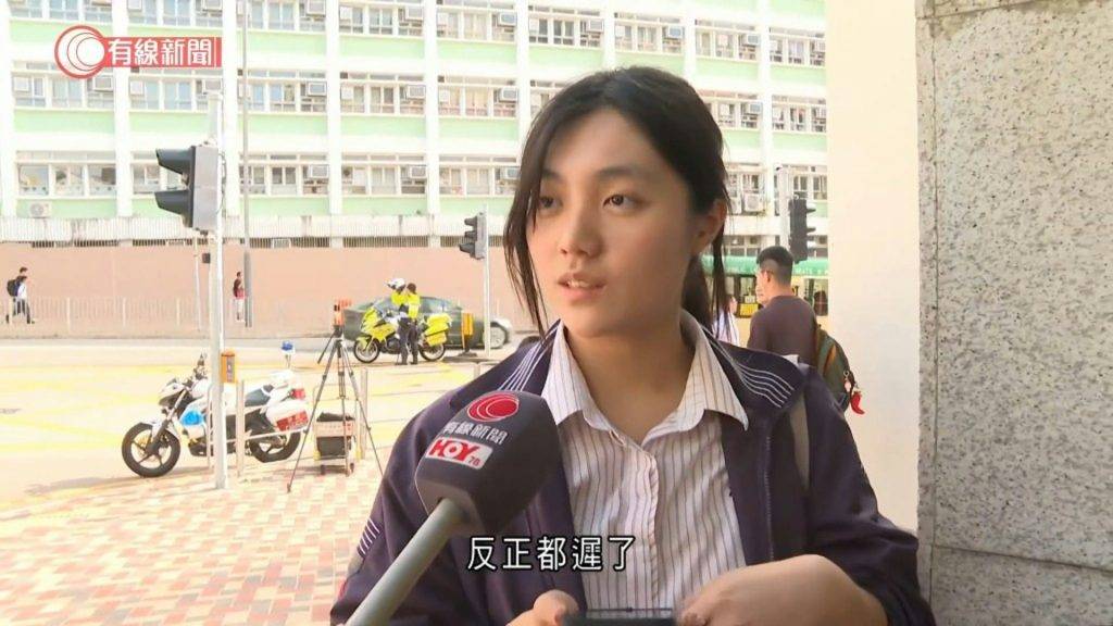 開學 遲到 (圖片來源:截圖@有線新聞)