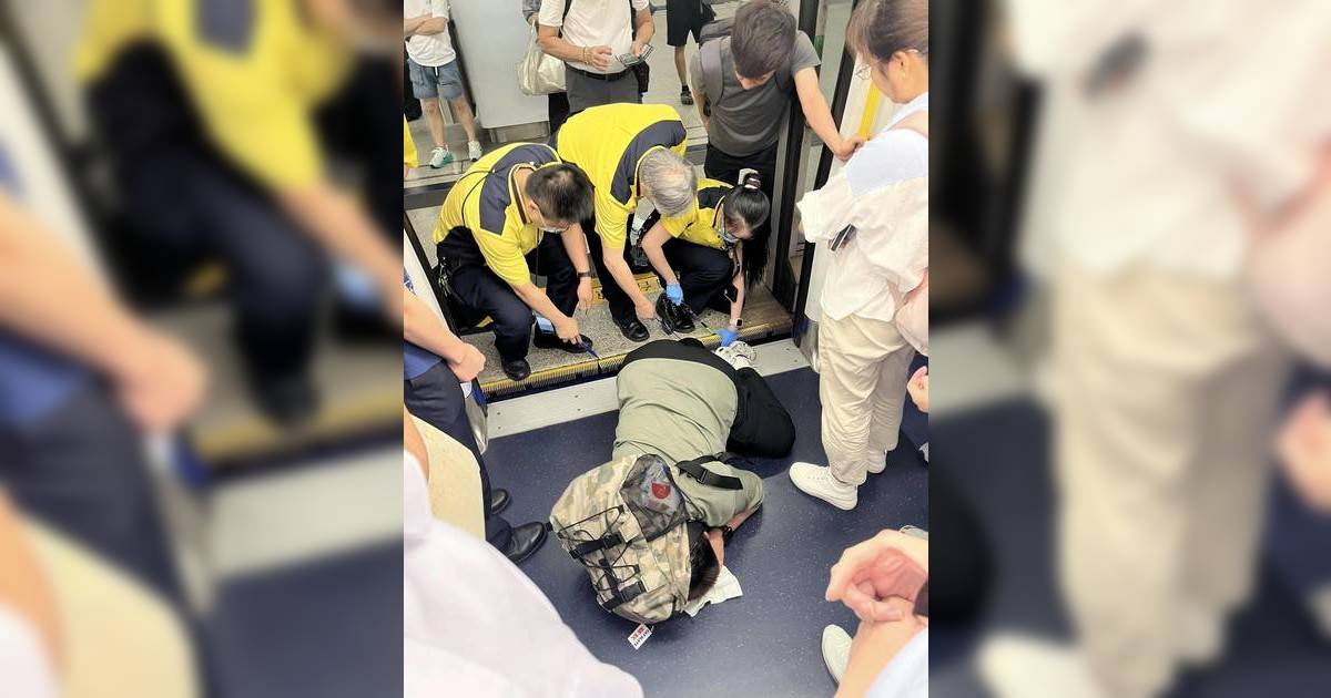 港鐵站月台爆罕見意外 消防港鐵職員齊救人 列車服務受阻