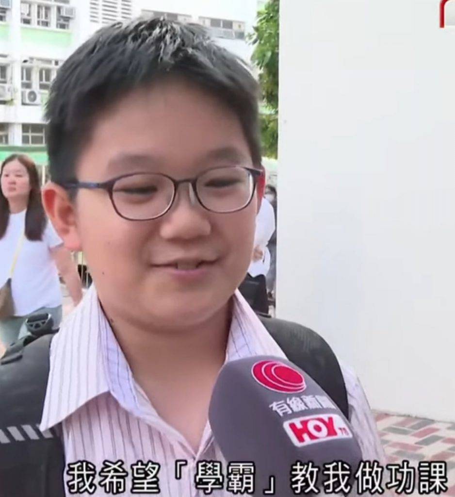 開學日 小學生 (圖片來源:截圖@有線新聞)