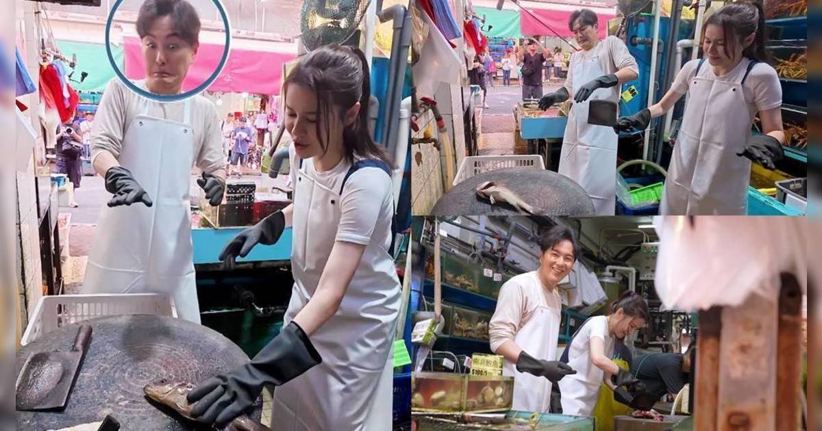 黃翠如體驗賣魚遭老公蕭正楠狂寸！口快快爆老婆「屋企唔揸刀」背後原因勁心痛？