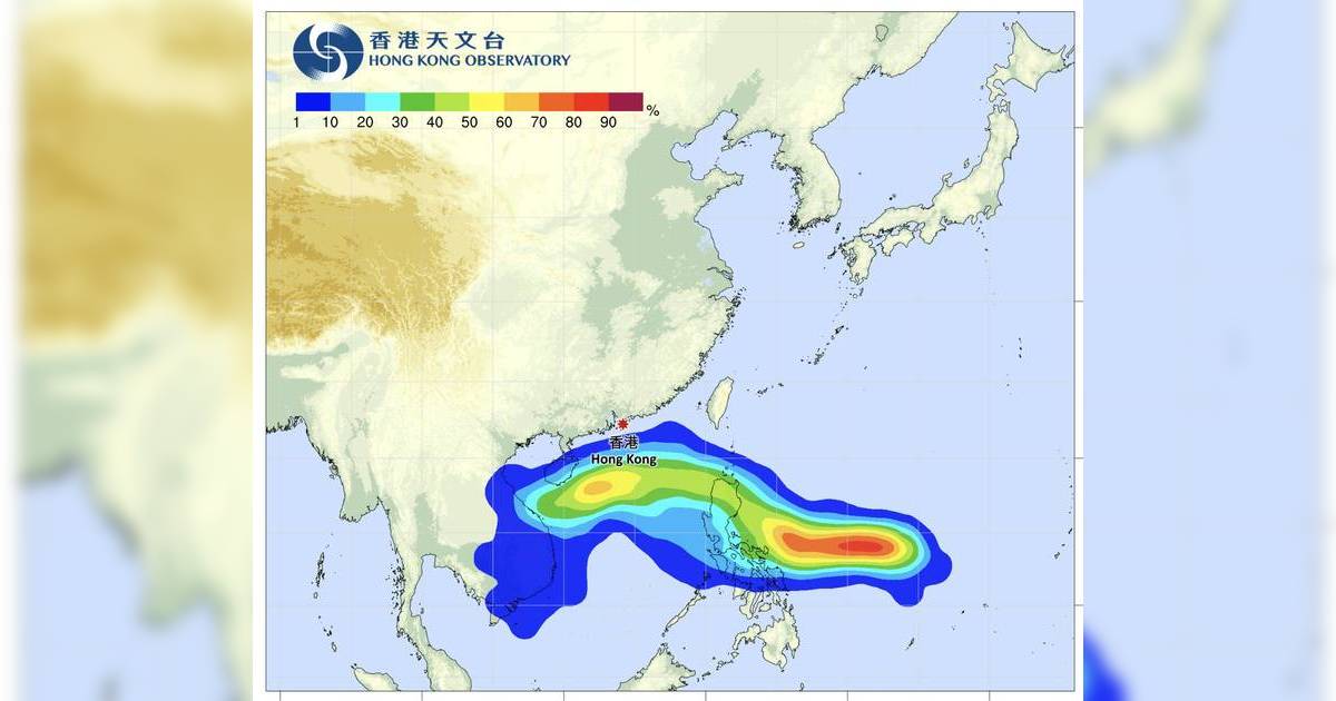 風神打風｜熱帶氣旋「風神」增強 天文台或直發3號波 三因素會否改發8號風球 附路徑