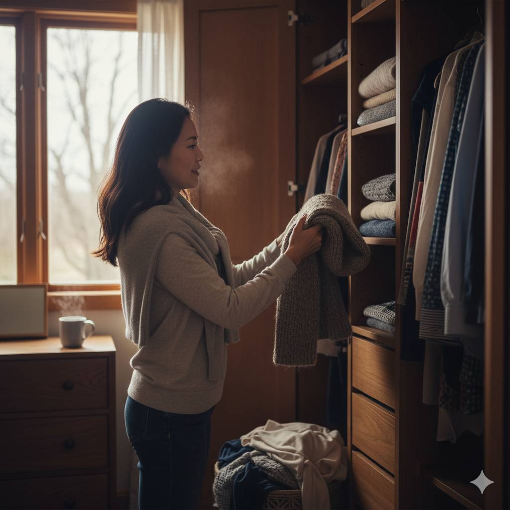 換季洗衫 (圖片來源:AI生成圖片,示意圖)