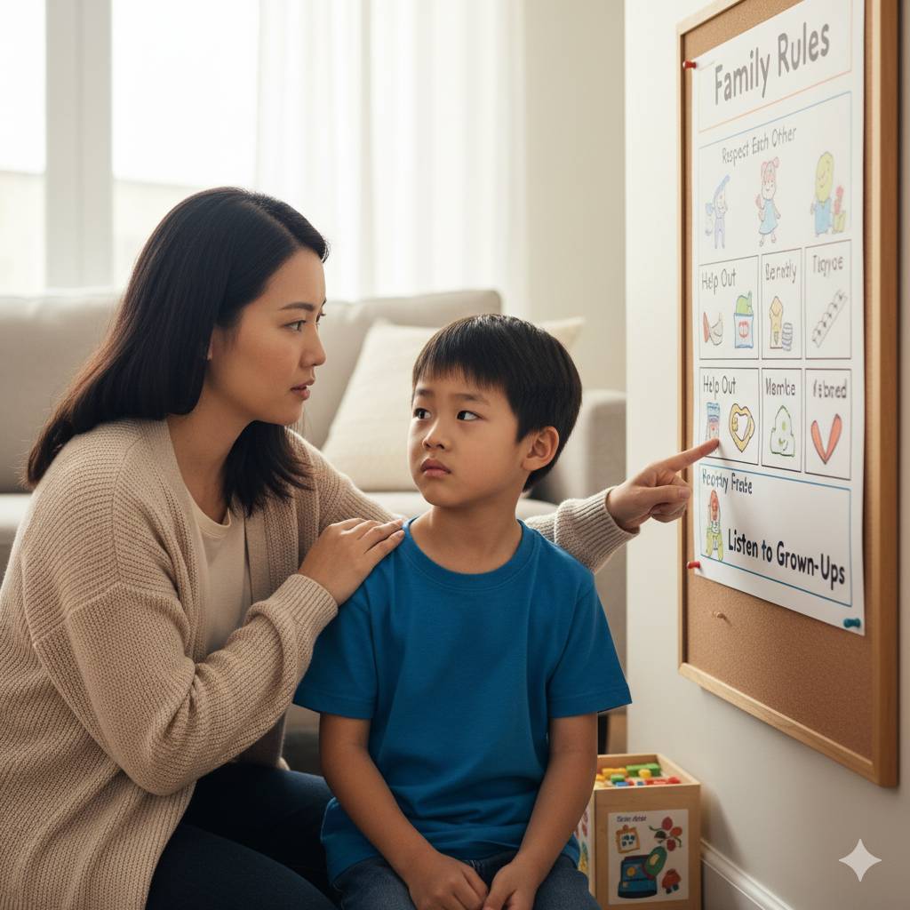 訂立規矩 (圖片來源:AI生成圖片,示意圖)