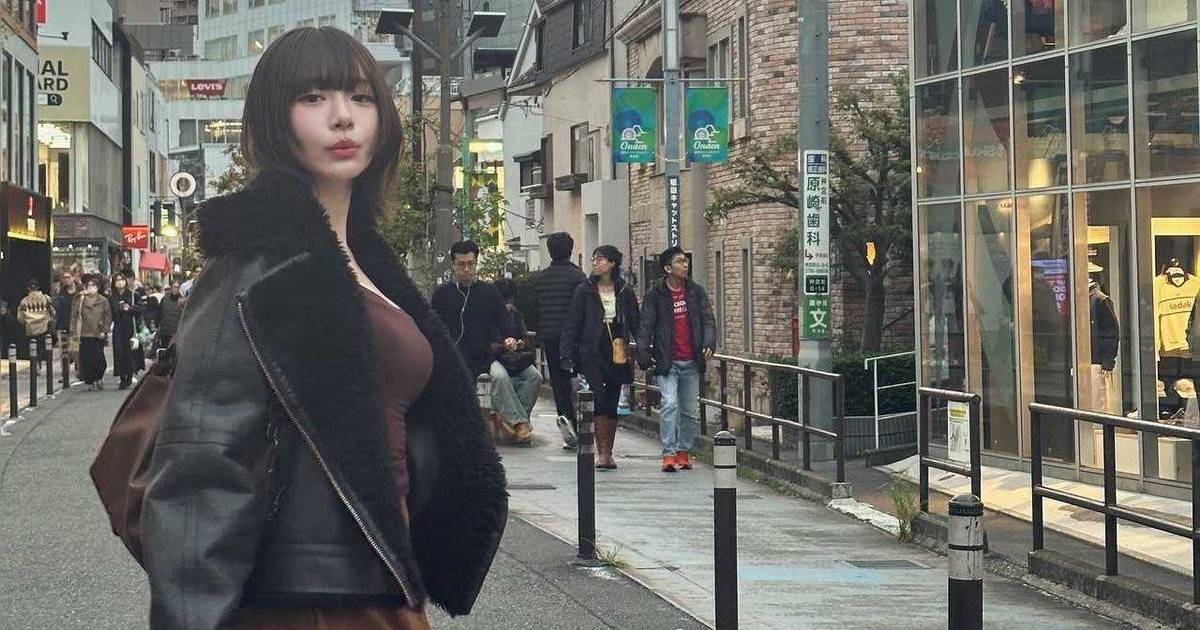 林明禎低胸短裙秋遊東京女僕服裝店  一改造型整體圓潤脹卜卜