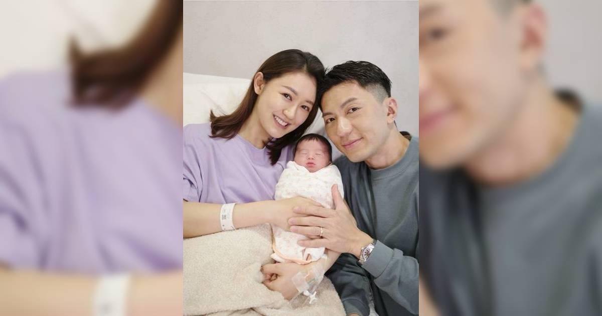 34歲張寶兒二胎「袁氹氹」出世 袁偉豪夫婦：多謝選擇我們這一家