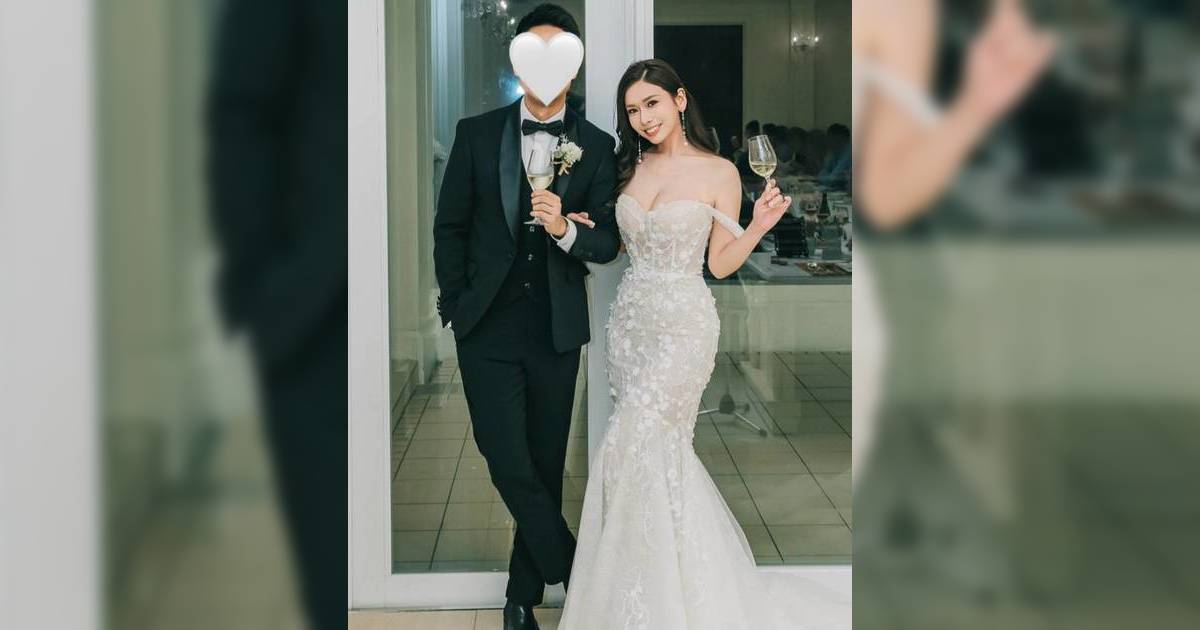 前主播梁凱寧沖繩浪漫完婚婚照公開 新郎遮到實一實 神秘身分曝光