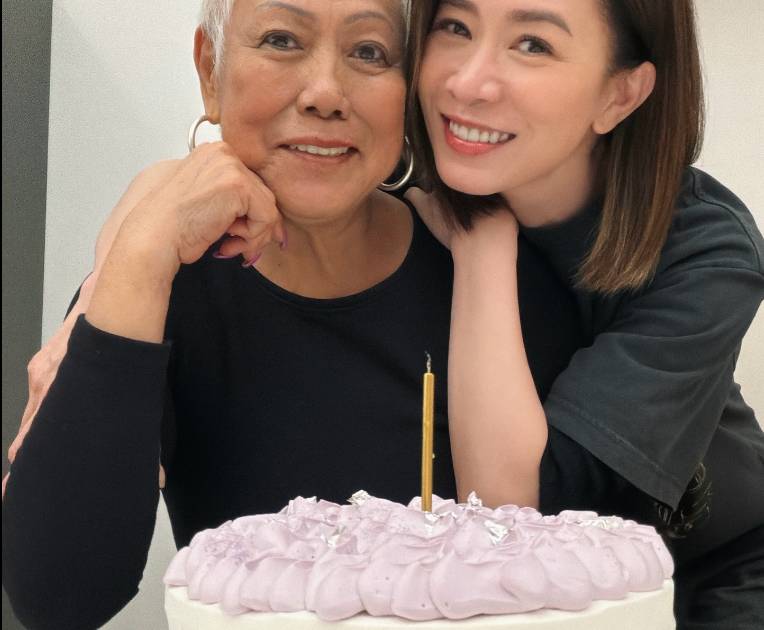 佘詩曼在契爺許紹雄喪禮後首露面為母慶生 發言令人心酸：睇得出阿佘好掛念契爺