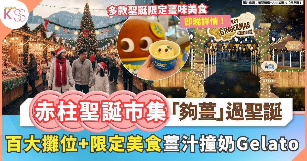 聖誕赤柱市集2025 | 百大攤位+薑味美食+藝術打卡+慈善義賣