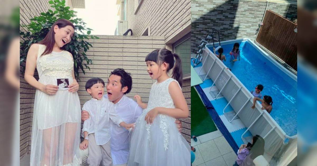 張頴康三層大屋外花園變水上樂園 與太太麥雅緻陀第三胎