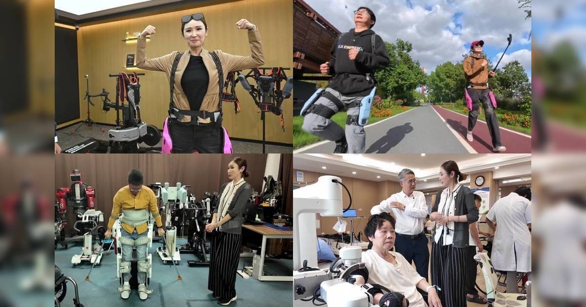 《無窮之路5》陳貝兒變身Iron Man！｜親試外骨骼機械人單手舉30公斤 驚呼：好似唔係自己跑緊