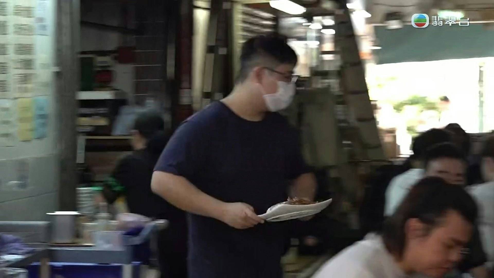 肉餅飯 元朗大寶冰室 (圖片來源:截圖@東張西望)