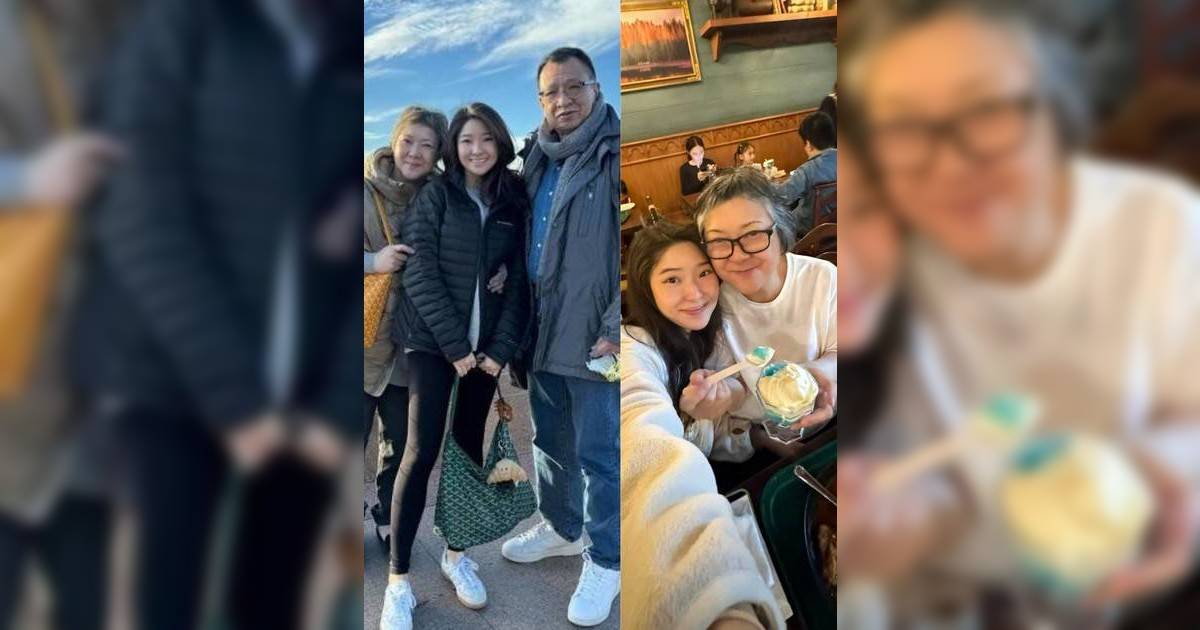 許紹雄女兒辦喪事後首露面 孖母親遊主題公園散心 特別感激1人陪伴