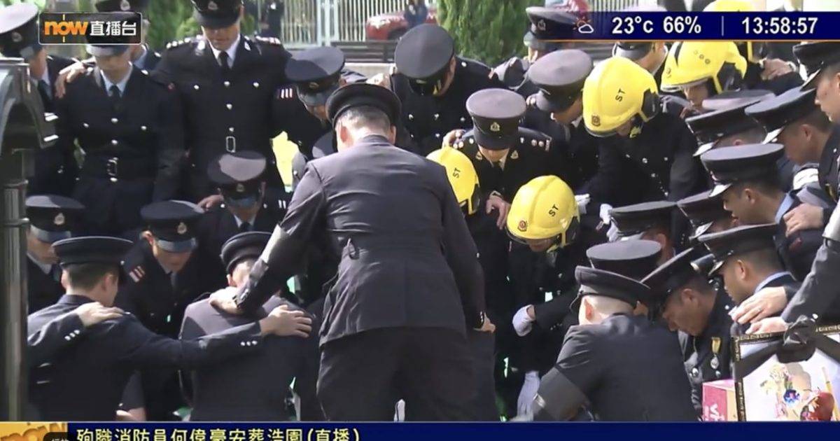 殉職消防員何偉豪長眠浩園 同袍戰友約定何偉豪極催淚：唔好整蠱我哋呀！