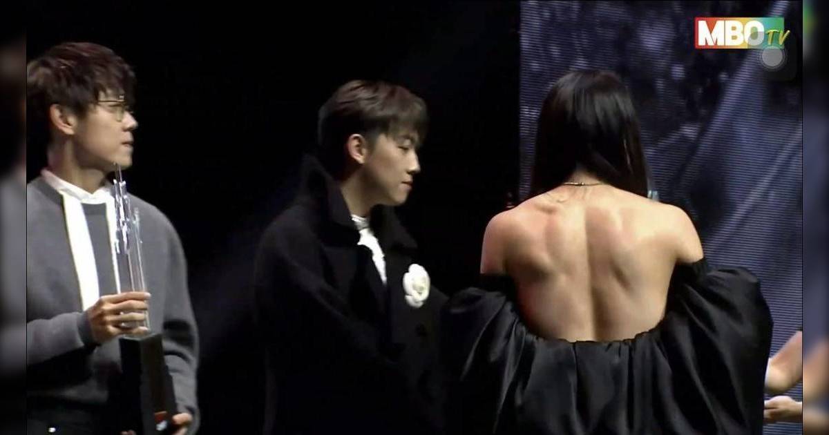 新城勁爆2025｜女頒獎嘉賓背肌搶鏡 網民驚呼「仲闊過張天賦」