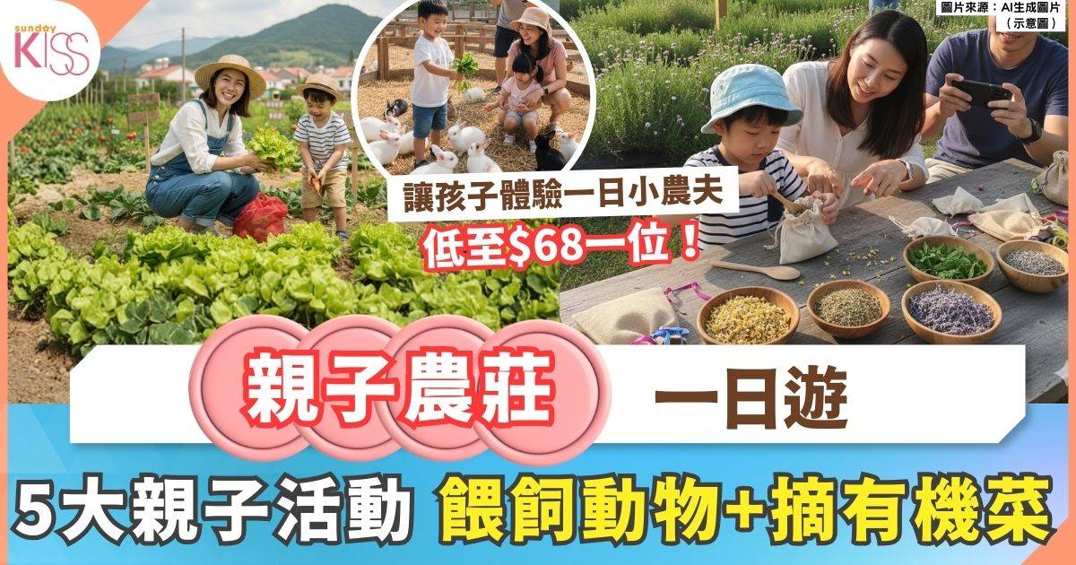 親子農莊 餵飼羊咩咩兔仔/摘有機菜/香草農莊 一日體驗小農夫