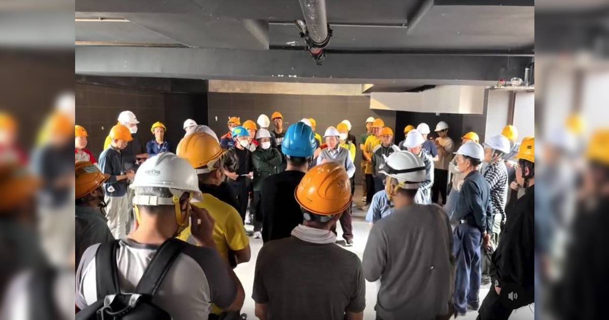 宏福苑大火｜地盤高層頒史上最嚴禁煙令 違者永久封殺 全場工友靜晒 內部影片疑流出